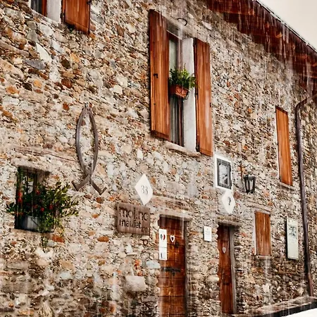 Il Fienile - Molino Maufet Mühle - View Terrace Ferienhaus